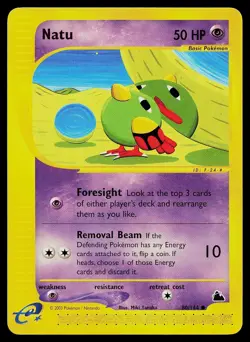 Pokemon Card - Natu Skyridge 80/144 Common - Image 1