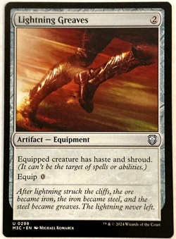 MTG Lightning Greaves Modern Horizons 3 Commander 298 NM - Image 1