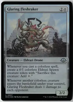 Glaring Fleshraker (7) - Foil - Modern Horizons 3 (MH3) - NM - Image 1