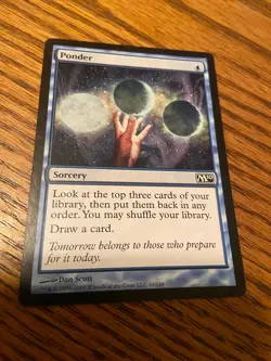 MTG Ponder - Magic 2010 #68 - Image 1