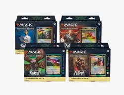 MTG Commander Deck - SEALED Fallout Deck Case (Set of 4 Decks) - Image 1
