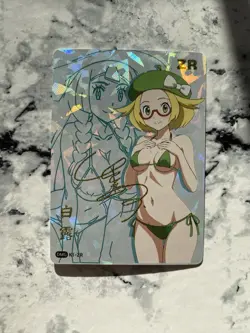 Pokemon Bikini Trainer Bianca Goddess Story DMG K1-ZR Anime Girl Waifu Card Cute - Image 1