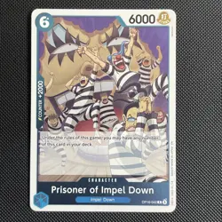 Prisoner Of Impel Down Op16-042 Rare The Time Of Battle One Piece Tcg - Image 1