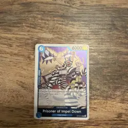 Prisoner Of Impel Down Op16-042 Rare The Time Of Battle One Piece Tcg - Image 1