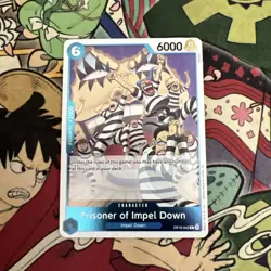 Prisoner Of Impel Down Op16-042 Rare The Time Of Battle One Piece Tcg - Image 1