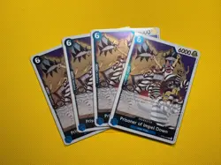 One Piece TCG 4x Prisoner of Impel Down OP16-042 Rare The Time For Battle Eng - Image 1