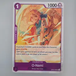 One Piece Card Game TCG OP05-062 O-Nami Straw Hat Crew - Image 1