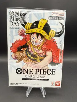 ONE PIECE DAY '25 LIMITED ELBAPH PREMIUM CARD PROMO LUFFY P-110 SEALED - Image 1