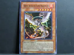Horus the Black Flame Dragon LV6 SOD-EN007 Yugioh Card (Near Mint) - Image 1