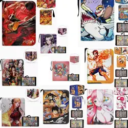 One Piece TCG Binder Premium leather Card Book Storage Anniversary Luffy 4-9Grid - Image 1