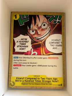 ST29-016 Kizaru!! Compared to Two Years Ago English One Piece TCG Card Game - Image 1