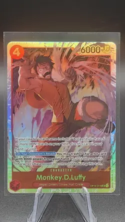 Monkey.D.Luffy OP16-015 SR | The Time of Battle | One Piece TCG | EN - Image 1