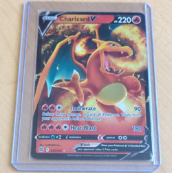 Pokemon TCG Charizard V SWSH260 Sword & Shield Promo Holo 220 HP ENG 2022 - Image 1