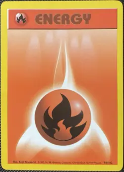 Fire Energy 098/102 Base Set Regular - Pokemon Card - Image 1