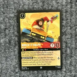 Disney Lorcana Reign of Jafar Wreck-It Ralph Big Lug 24/204 Super Rare NM Regula - Image 1