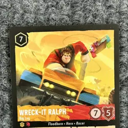 Disney Lorcana Reign of Jafar Wreck-It Ralph Big Lug 24/204 Super Rare NM Regula - Image 3