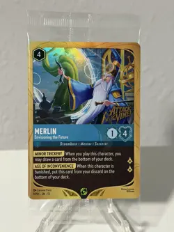 Disney Lorcana Merlin envisioning the future Prerelease Promo Attack Of The Vine - Image 1