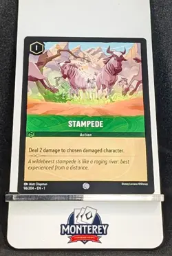 STAMPEDE NM-MINT Disney Lorcana TCG non holo 96/204 EN1 - Image 1