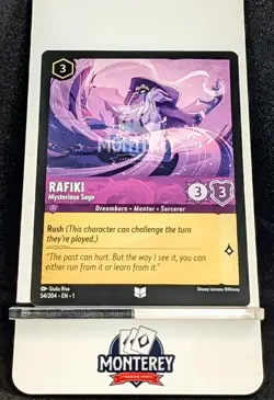 RAFIKI Mysterious Sage NM-MINT 54/204 Disney Lorcana TCG EN1 - Image 1