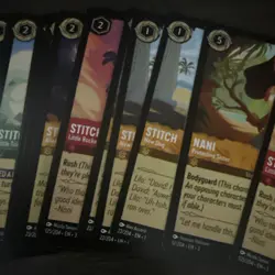 Disney Lorcana Lilo & Stitch Theme 10 Card Lot - No Dupes - Image 2