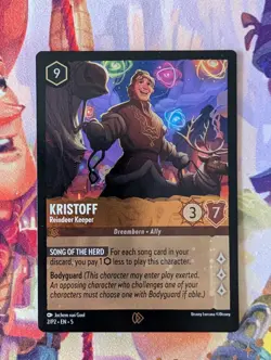 Kristoff Reindeer Keeper 2/P2 Foil Promo Disney Lorcana Shimmering Skies - Image 1