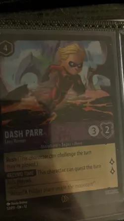 Dash Parr - Lava Runner 52 Disney Lorcana Promo Cards Cold Foil - Image 2