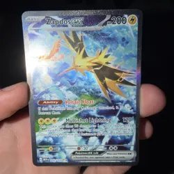 Pokemon Scarlet & Violet 151 Zapdos ex 202/165• Special Illustration Rare NM - Image 1