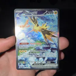 Pokemon Scarlet & Violet 151 Zapdos ex 202/165• Special Illustration Rare NM - Image 2