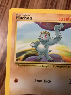 Machop 52/102 Base Set Basic Common 1999 Pokemon Card TCG - Image 5