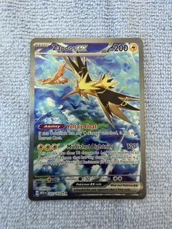 Zapdos ex - 202/165 - Special Illustration Rare - Scarlet & Violet 151 - NM/M - Image 1
