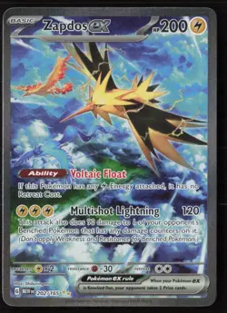 Zapdos ex - 202/165 - Special Illustration Rare - Scarlet & Violet 151 - NM/M - Image 1