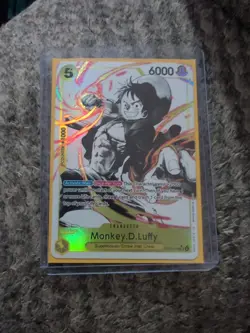 Bandai One Piece Card ST13-015 Monkey D Luffy Parallel M/NM Holo - Image 1