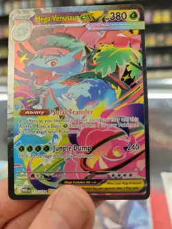 Mega Venusaur EX SIR 177/132 Mega Evolution English Pokemon - Image 2