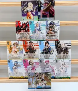 Weiss Schwarz NIKKE – 14x Foil Lot RRR/SR/RR/R – Rapi, Helm, Dorothy & More - Image 1