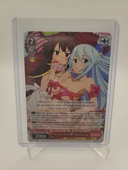 Weiss Schwarz KONOSUBA 2 KS/W75-E051 U Megumin & Aqua "We Are The presents ❤ - Image 1