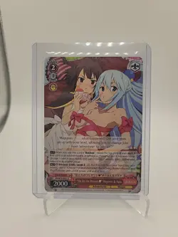 Weiss Schwarz KONOSUBA 2 KS/W75-E051 U Megumin & Aqua "We Are The presents ❤ - Image 2
