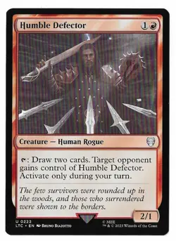 MTG Humble Defector Lord of the Rings Commander (LTC) Uncommon #0222 Unplayed - Image 1