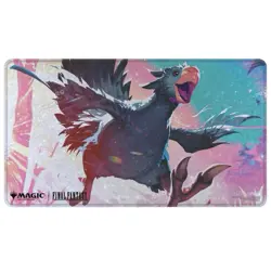 Ultra Pro MTG Final Fantasy Traveling Black Chocobo Holofoil Playmat NEW - Image 1