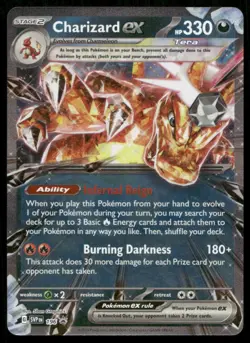 CHARIZARD EX -196 196 HOLO P SCARLET & VIOLET PROMO POKEMON NM/M - Image 1