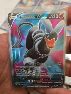 Houndoom V 178/189 Darkness Ablaze Full Art Ultra Rare Pokemon TCG Near Mint - Image 2