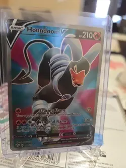 Houndoom V 178/189 Darkness Ablaze Full Art Ultra Rare Pokemon TCG Near Mint - Image 5