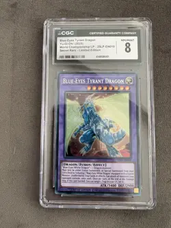 3x Graded Yu-Gi-Oh! Cards CGC 8/8.5: Blue-Eyes & Maliss. Free UK Shipping. - Image 5