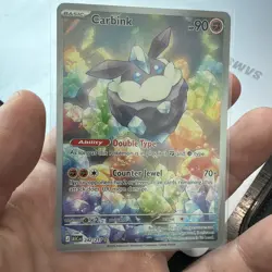 Pokemon TCG Carbink Ascended Heroes 242/217 Full Art Holo 90 HP Card English - Image 1