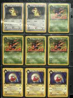 TCG Team Rocket 18 Card Lot Unlimited 2000 Dark Persian/Gloom/Electrode - Image 2