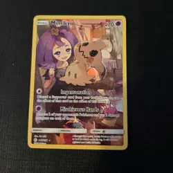 Pokemon Card - Mimikyu 245/236 Cosmic Eclipse Secret Rare Full Art Holo - M/NM - Image 1