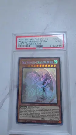 Yu-Gi-Oh! The Winged Dragon of Ra 1st Edition LED7-EN000 PSA 9 Ghost Rare Card - Image 2