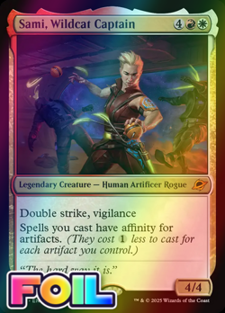 x1 Sami, Wildcat Captain FOIL EOE Edge of Eternities MTG 226 M/NM 1x - Image 1