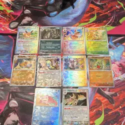 Nintendo Pokemon TCG Prismatic Evolutions Reverse Holo 10-Card Lot Eevee+ - Image 1