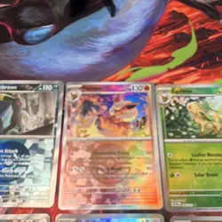Nintendo Pokemon TCG Prismatic Evolutions Reverse Holo 10-Card Lot Eevee+ - Image 4