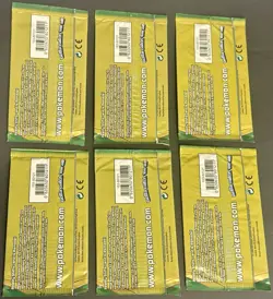 #3 Pokemon Fates Collide XY SIX (6) Factory NEW Sealed Unopened 3 Card Packs Lot - Image 2
